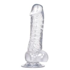 Dildo Transparent You2Toys "Crystal Clear" 18 cm##
