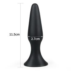 Plug Anal Silicon Negru, Lure, S - detaliu design