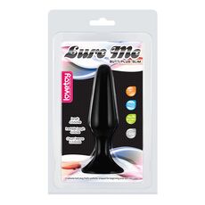 Plug Anal Silicon Negru, Lure, S - vedere frontala