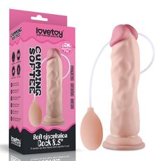 Dildo Lovetoy "Cumming Softee" 22 cm - Natural - vedere frontala