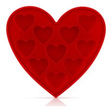 Forma Gheata Cuburi Inimioare Lovetoy "Fresh Love" - Rosu##