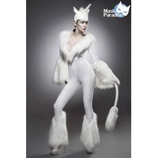 Costum  Unicorn Mask Paradise - Alb - detaliu finisaj