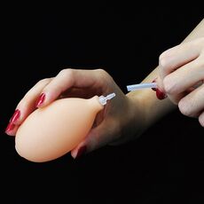 Dildo Lovetoy "Cumming Softee" 22 cm - Natural - detaliu finisaj