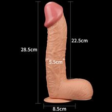 Dildo Realistic Lovetoy "Legendary King Sized"  28,5m - Natural##