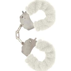 Catuse Plus ToyJoy "Furry Fun Cuffs" Alb
