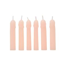 Set Lumanari Ceara Erotica "Candles Penis" 7 cm - Natural##