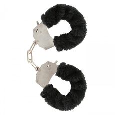 Catuse Plus ToyJoy "Furry Fun Cuffs" Negru