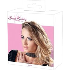 Choker cu Pietre Bat Kitty Negru - Negru