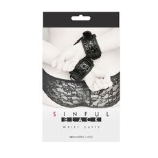 Catuse  NS Novelties "Sinful Wrist" -  Negre##