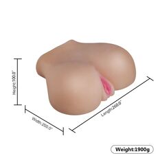 Masturbator Real Stuff "Beautiful Behind" 22 cm - Natural##