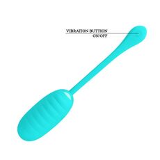 Ou cu vibratii reincarcabil  Pretty Love »Franklin« 19,7 cm - Turcoaz