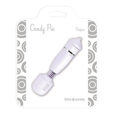 Aparat de Masaj Stimulator Vaginal Toyz4Lovers »Candy Pie« 10 cm - Alb##