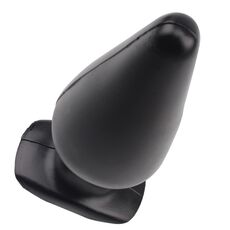 Plug anal Rubicon Chisa Novelties negru - vedere laterala design alungit