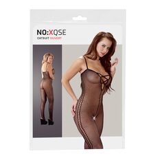 Catsuit Optic Mandy Mystery - Negru