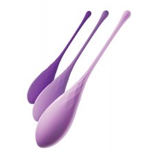 Set Bile Vaginale Fantasy pentru Ea &raquo;Exercitii Kegel&laquo; Violet - dimensiuni complete