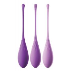 Set Bile Vaginale Fantasy pentru Ea &raquo;Exercitii Kegel&laquo; Violet - vedere laterala