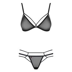 Set Lenjerie Intima  Obsessive - Negru
