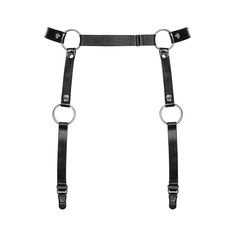 Portjartier Curele Obsessive - Negru