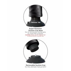 Vibrator Pipedream »King Cock« 23 cm - Negru