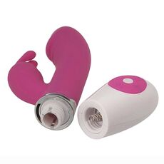 Vibrator Pretty Love »Gene« 20,4 cm - Roz - dimensiuni complete