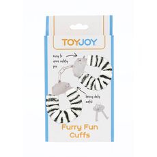 Catuse Plus ToyJoy "Furry Fun Cuffs" Alb##