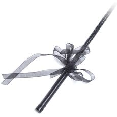 Cravasa Toyz4Love "Fetish Art Ribbon Horse Whip" Negru - vedere laterala