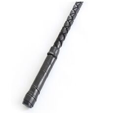 Cravasa Toyz4Love "Fetish Art Ribbon Horse Whip" Negru - detaliu finisaj