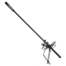 Cravasa Toyz4Love "Fetish Art Ribbon Horse Whip" Negru - vedere frontala