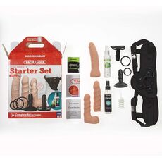 Set StrapOn Doc Johnson »Vac-U-Lock« Natural