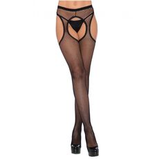 Ciorapi Negri, Fishnet Suspender, Leg Avenue, S-L# - vedere frontala