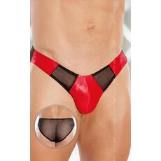 Chilot Barbati Rosu cu Negru Softline - vedere frontala