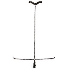 Lant de Corp Decorativ Perlat Cottelli Collection - Negru