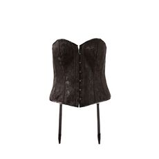 Corset Cottelli Party - Negru - vedere laterala