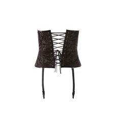 Corset Cottelli Party - Negru - detaliu finisaj