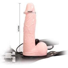 Strapon Lybaile »Ultra Passionate« Vibrator - 17 cm - Natural