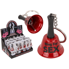Clopotel Breloc OOTB "Ring For Sex" Rosu##