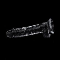 Dildo Jelly Lovetoy "Flawless Clear" 19 cm - detaliu design