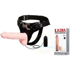 Strapon Lybaile »Ultra Passionate« Vibrator - 17 cm - Natural