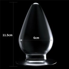 Butt Plug Lovetoy "Flawless Clear" 11,5 cm##