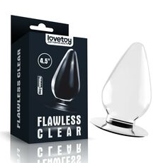 Butt Plug Lovetoy "Flawless Clear" 11,5 cm