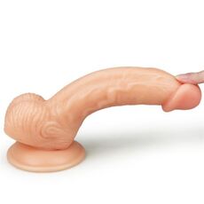 Dildo Realistic Ultra Soft Seth [ 20 cm x 4 cm ] - detaliu design
