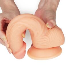 Dildo Realistic Ultra Soft Seth [ 20 cm x 4 cm ] - vedere laterala