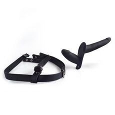 Strapon Femei Toyz4Lovers »Real Safe Double Enjoyment« 14,5 cm - Negru