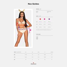 Costum Obsessive, Neos Goldes Rabbit Girl#