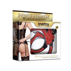 Catuse Lovetoy "Fetish Pleasure Diamond Handcuffs" Rosu