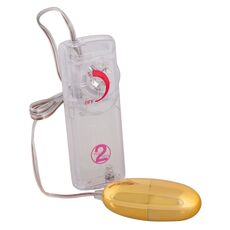 Ou Vibrator »Golden Star« 6 cm - Auriu
