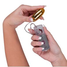 Ou Vibrator »Golden Star« 6 cm - Auriu