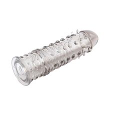 Prelungitor penis Swirls Grey Chisa Novelties - specificatii dimensiuni 16,5 cm diametru 3,7 cm