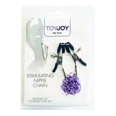 Cleme Sfarcuri ToyJoy "Nipple Chain" 50 cm - culoare si material
