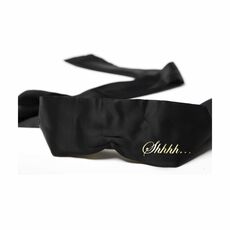 Masca Ochi Bijoux Indiscrets "Shhh Blindfold" - Negru - culoare si material